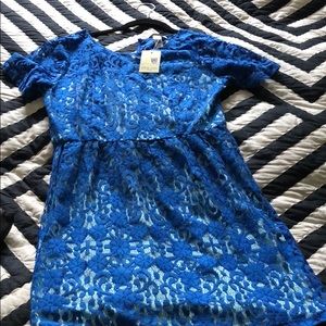 Pink Owl lace dress NWT! Sz M